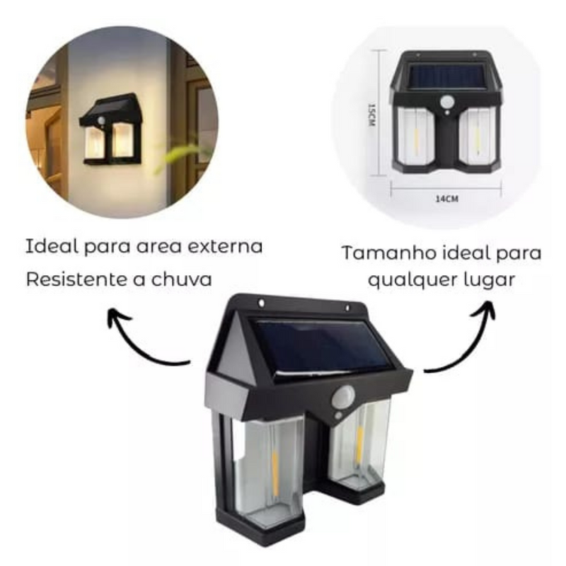 Luz de parede Por Indicação Solar